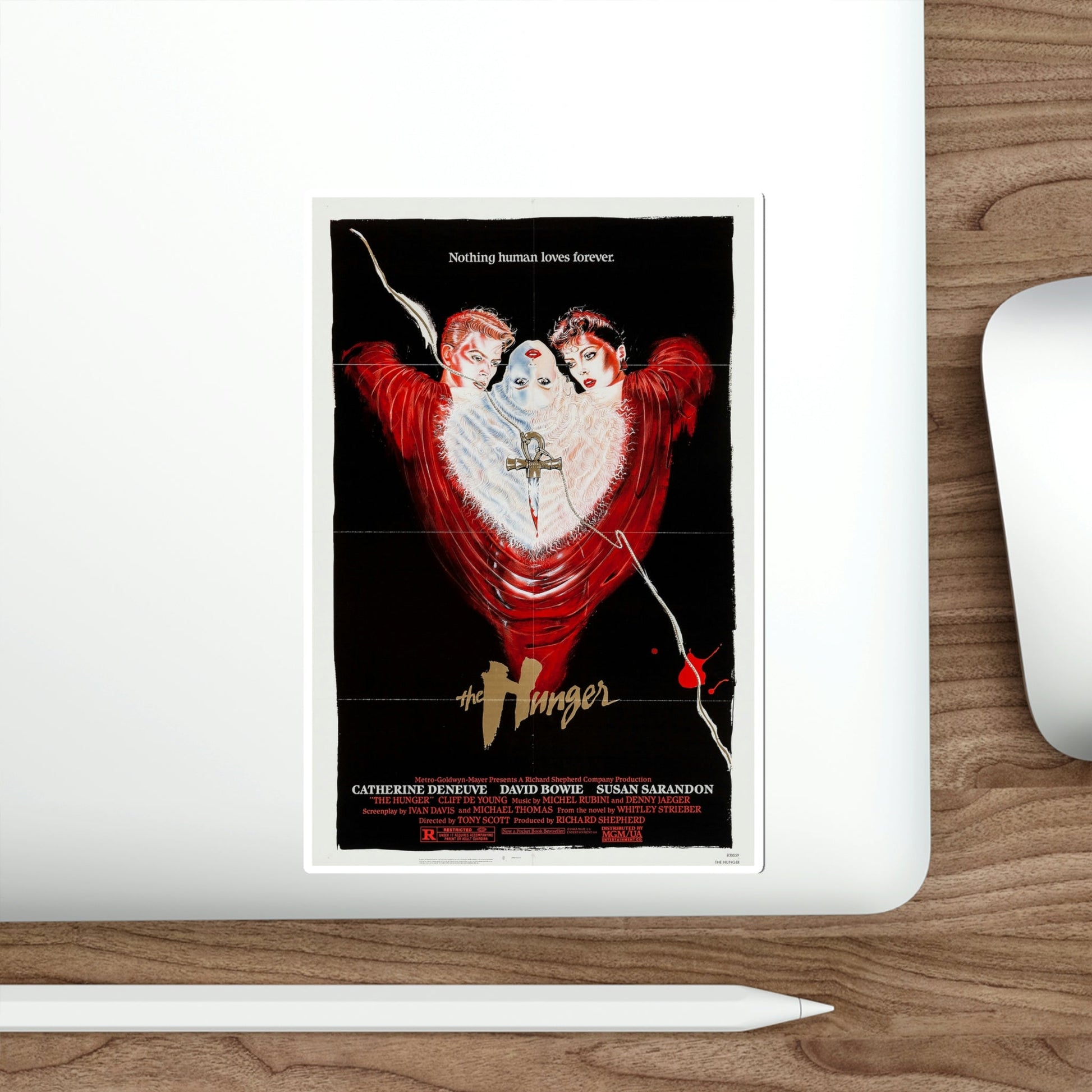 The Hunger 1983 Movie Poster STICKER Vinyl Die-Cut Decal-The Sticker Space