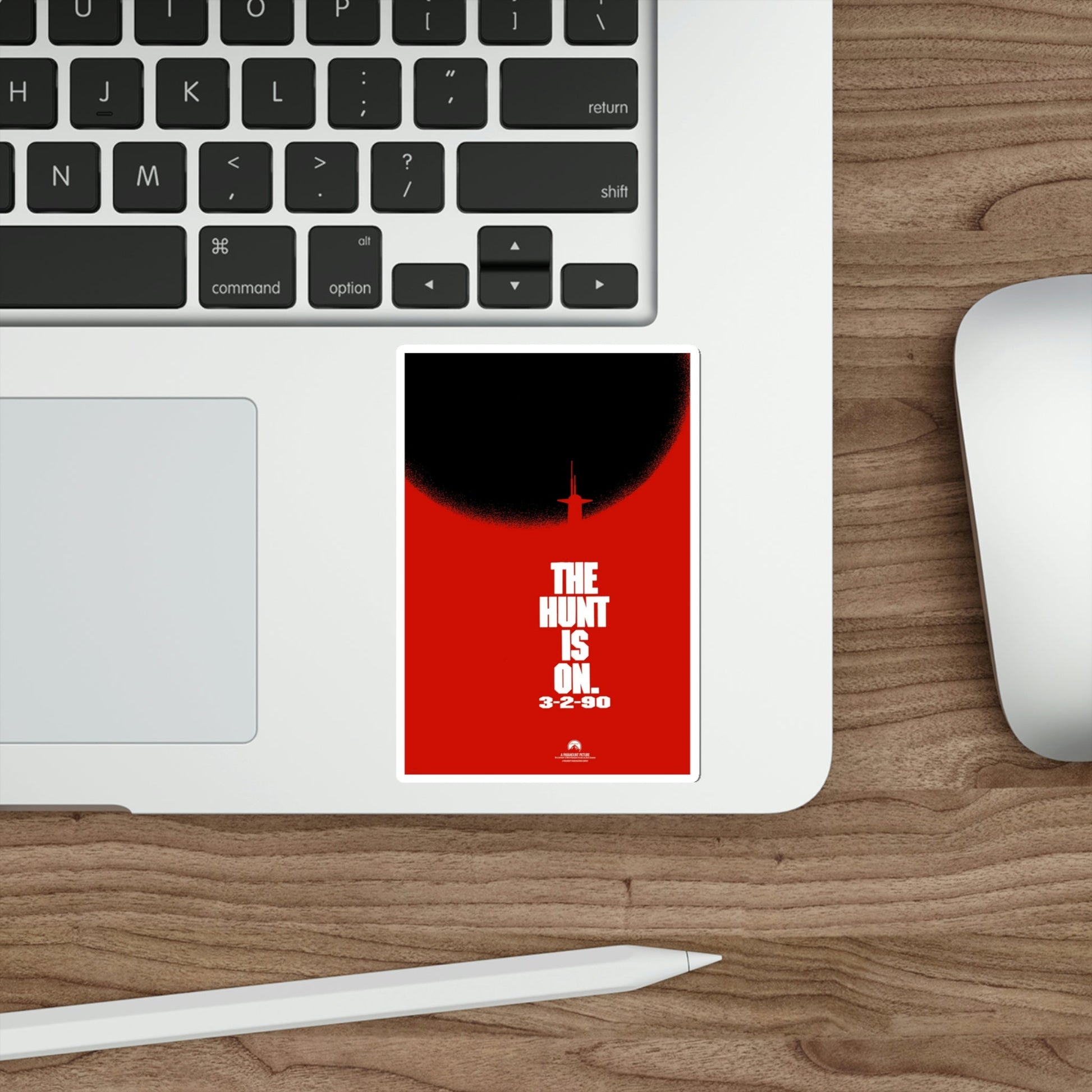 The Hunt For Red October 1990 Movie Poster STICKER Vinyl Die-Cut Decal-The Sticker Space