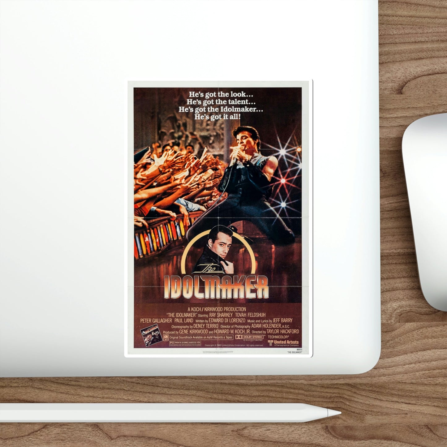 The Idolmaker 1980 Movie Poster STICKER Vinyl Die-Cut Decal-The Sticker Space