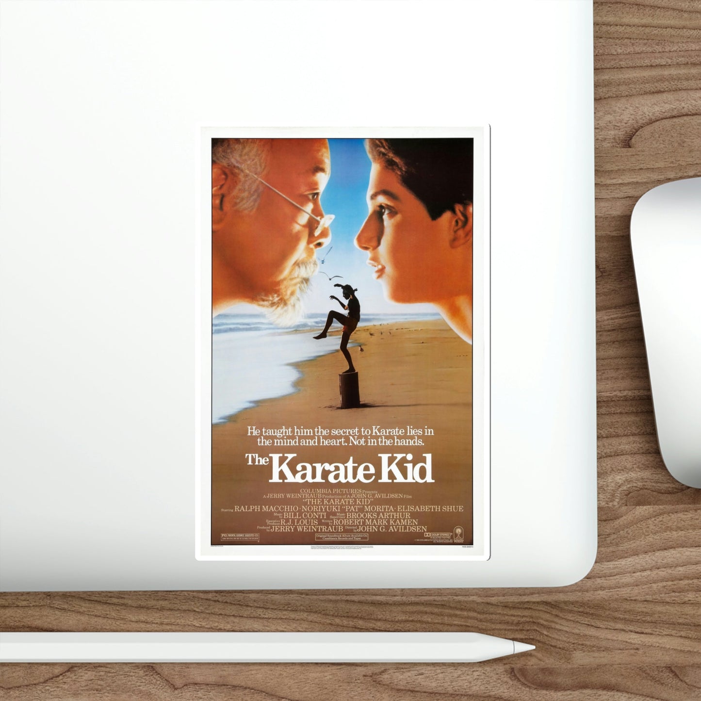 The Karate Kid 1984 Movie Poster STICKER Vinyl Die-Cut Decal-The Sticker Space