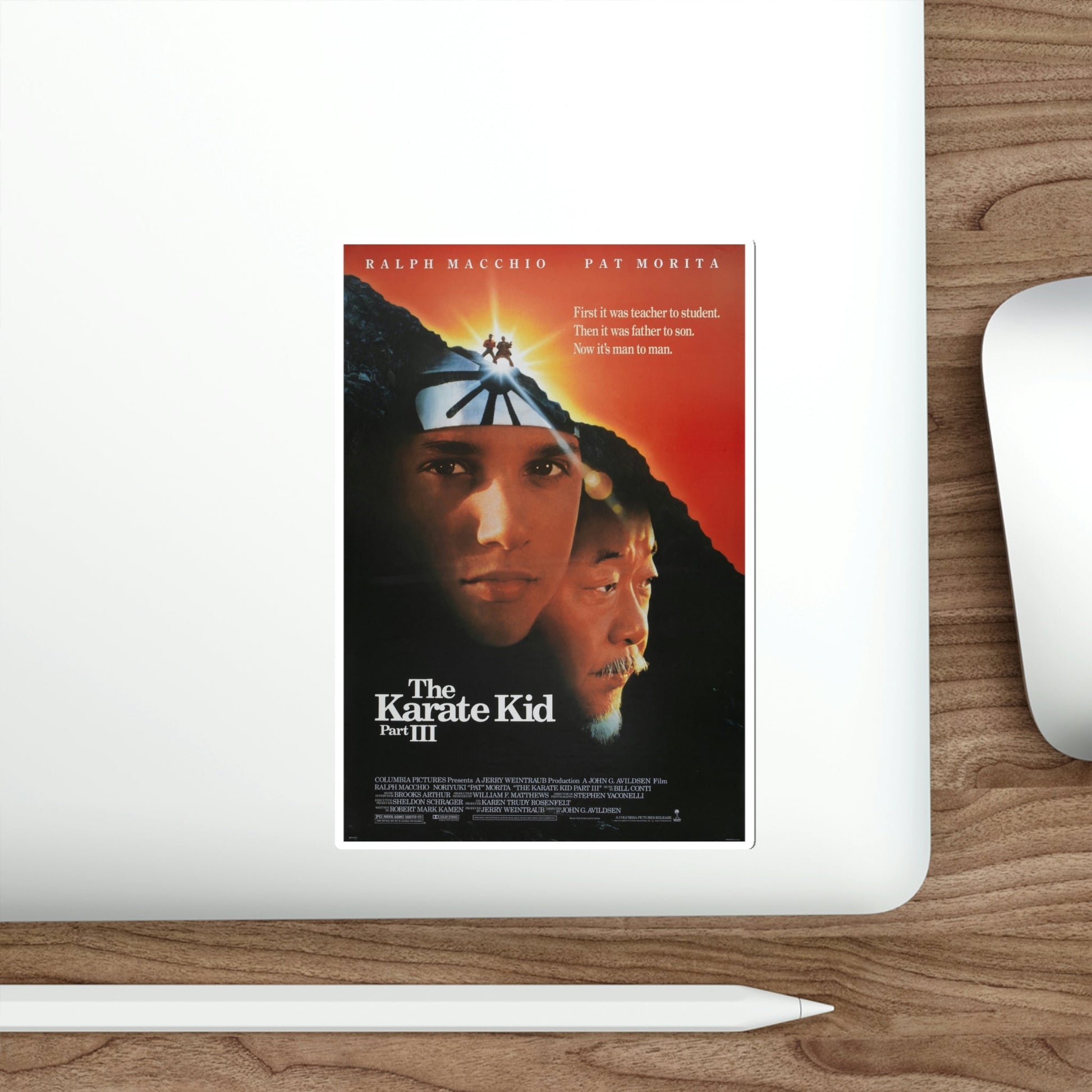 The Karate Kid Part III 1989 Movie Poster STICKER Vinyl Die-Cut Decal-The Sticker Space