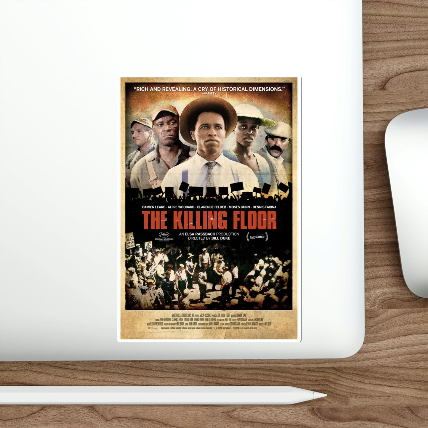 The Killing Floor 1984 Movie Poster STICKER Vinyl Die-Cut Decal-The Sticker Space