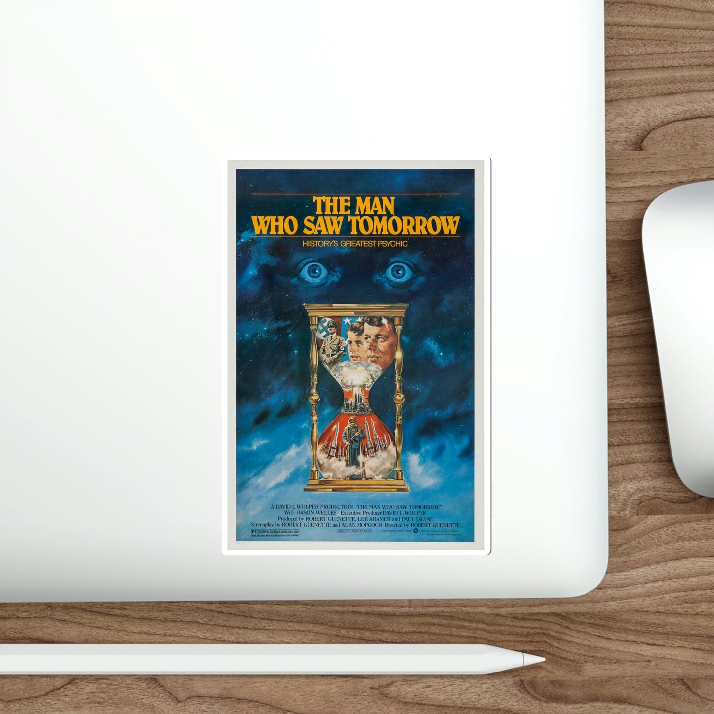 The Man Who Saw Tomorrow 1981 Movie Poster STICKER Vinyl Die-Cut Decal-The Sticker Space