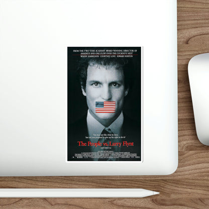The People Vs Larry Flynt 1996 Movie Poster STICKER Vinyl Die-Cut Decal-The Sticker Space