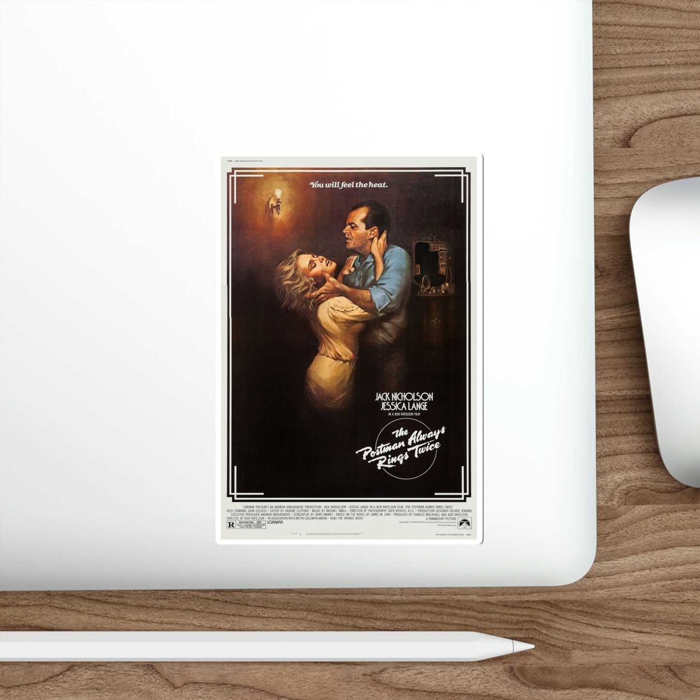 The Postman Always Rings Twice 1981 Movie Poster STICKER Vinyl Die-Cut Decal-The Sticker Space