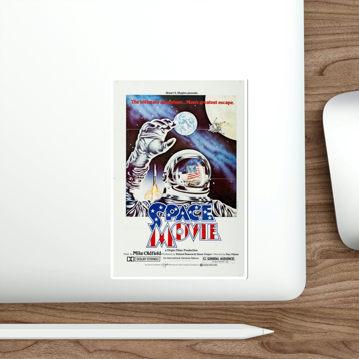 The Space Movie 1980 Movie Poster STICKER Vinyl Die-Cut Decal-The Sticker Space