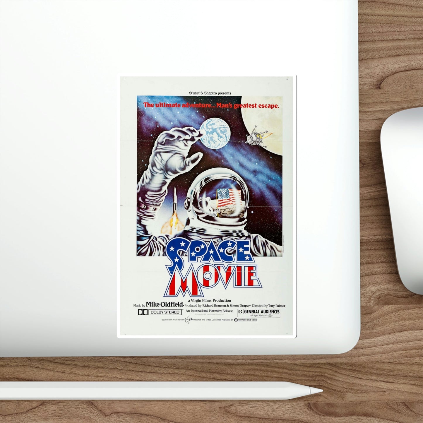 The Space Movie 1980 Movie Poster STICKER Vinyl Die-Cut Decal-The Sticker Space