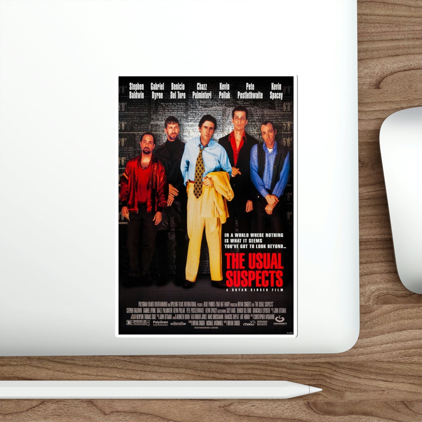 The Usual Suspects 1995 Movie Poster STICKER Vinyl Die-Cut Decal-The Sticker Space