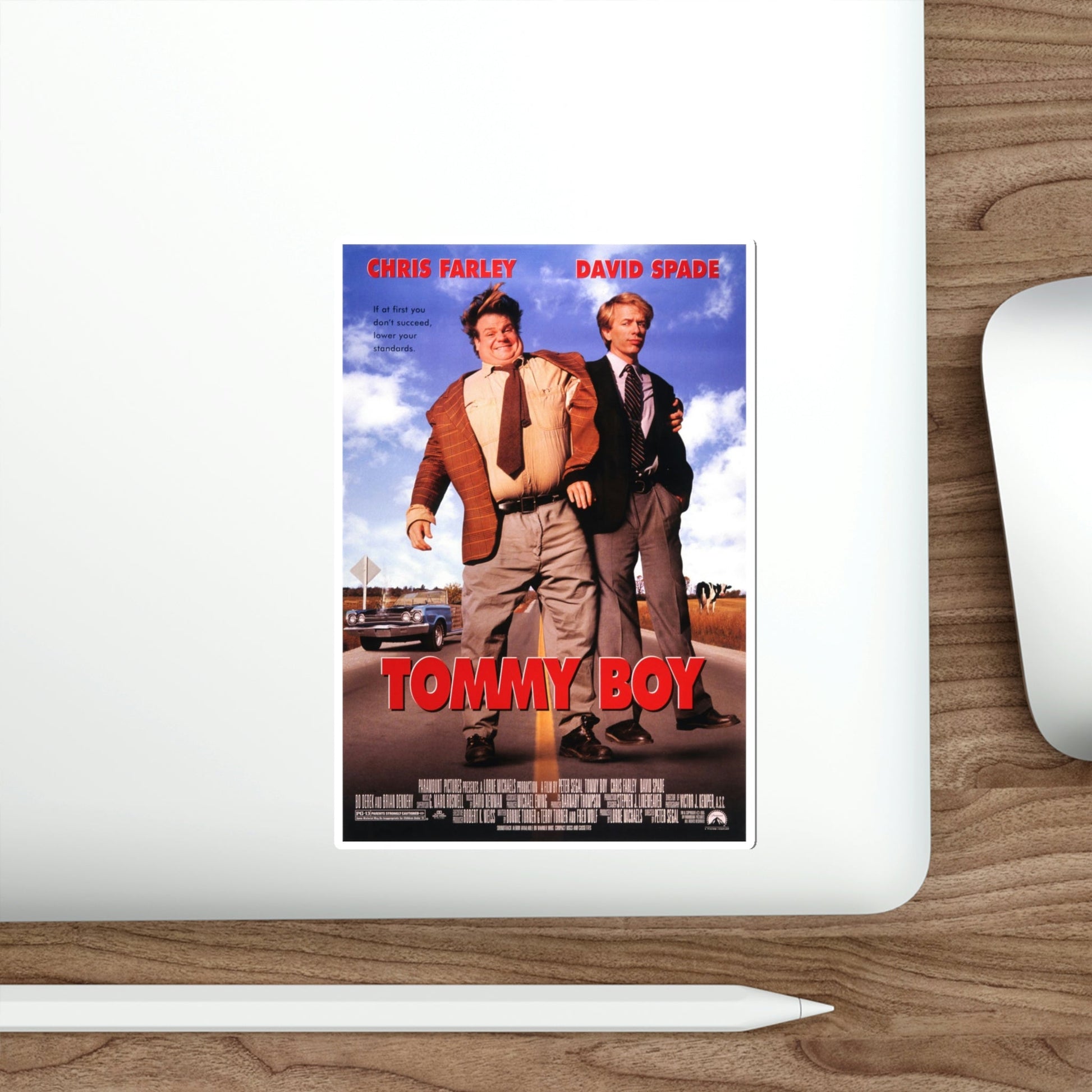 Tommy Boy 1995 Movie Poster STICKER Vinyl Die-Cut Decal-The Sticker Space