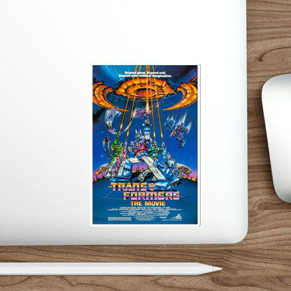 Transformers The Movie 1986 Movie Poster STICKER Vinyl Die-Cut Decal-The Sticker Space