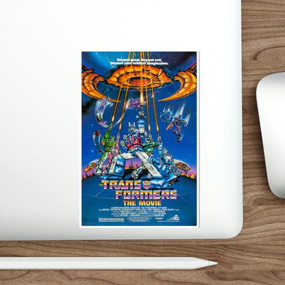 Transformers The Movie 1986 Movie Poster STICKER Vinyl Die-Cut Decal-The Sticker Space