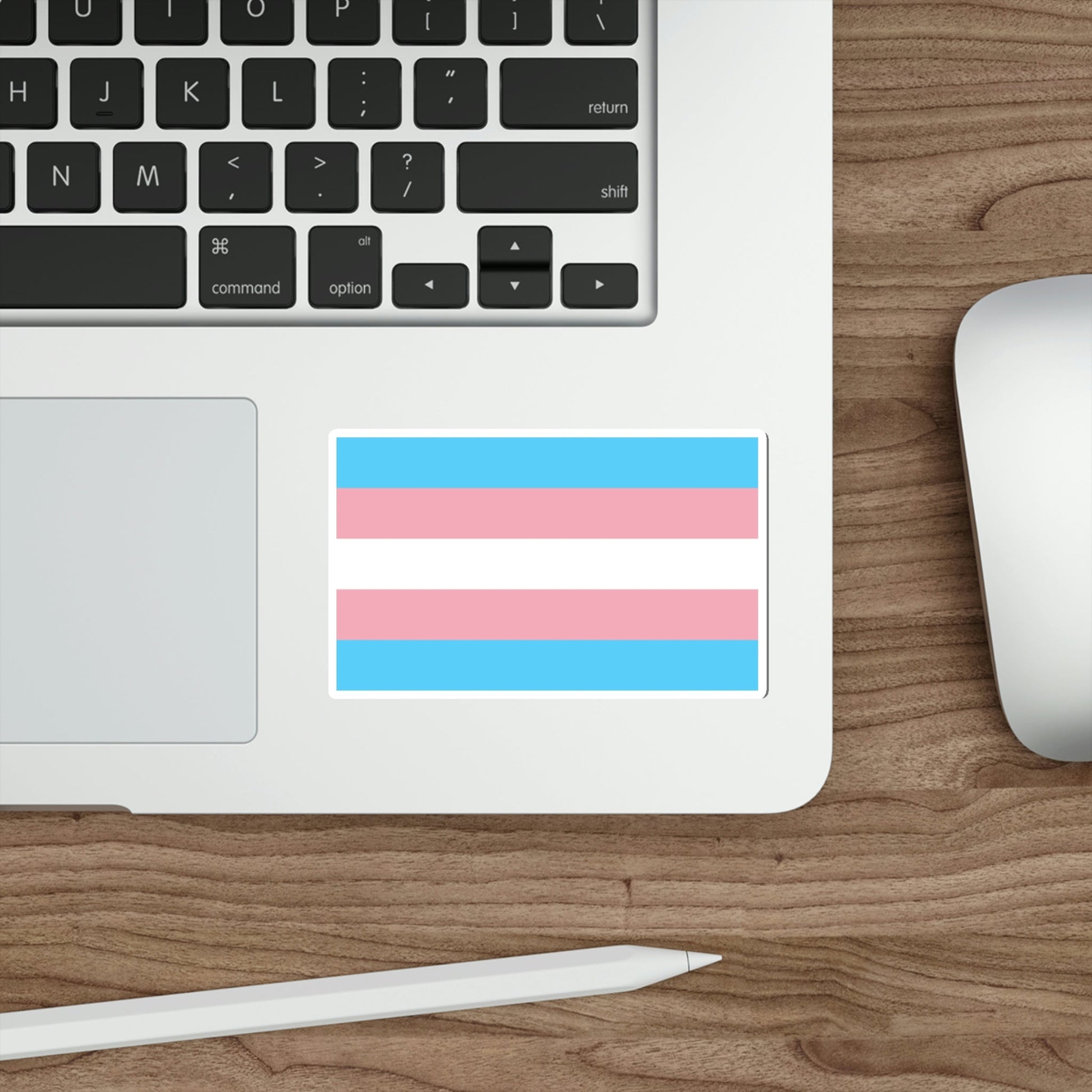Transgender Pride Flag STICKER Vinyl Die-Cut Decal-The Sticker Space