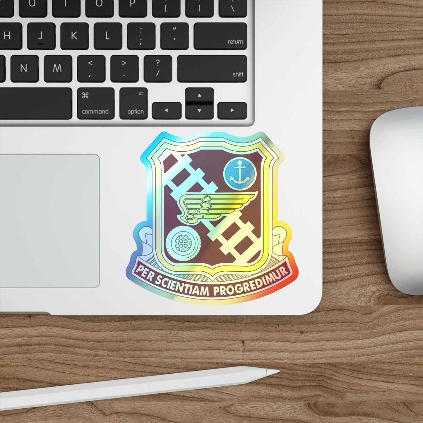 Transportation Center and School 2 (U.S. Army) Holographic STICKER Die-Cut Vinyl Decal-The Sticker Space