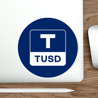 TRUEUSD TUSD (Cryptocurrency) STICKER Vinyl Die-Cut Decal-The Sticker Space