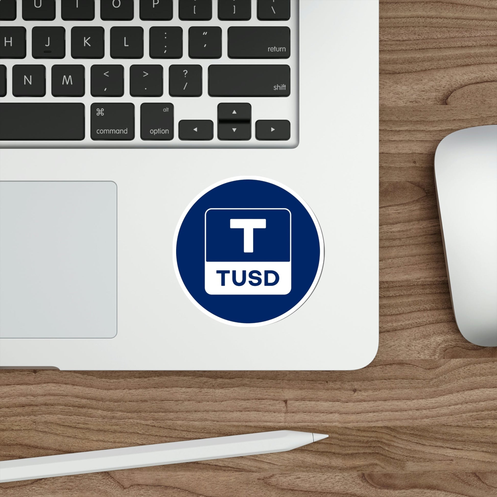 TRUEUSD TUSD (Cryptocurrency) STICKER Vinyl Die-Cut Decal-The Sticker Space