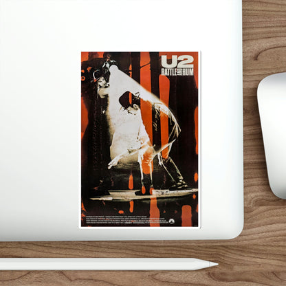 U2 Rattle and Hum 1988 Movie Poster STICKER Vinyl Die-Cut Decal-The Sticker Space