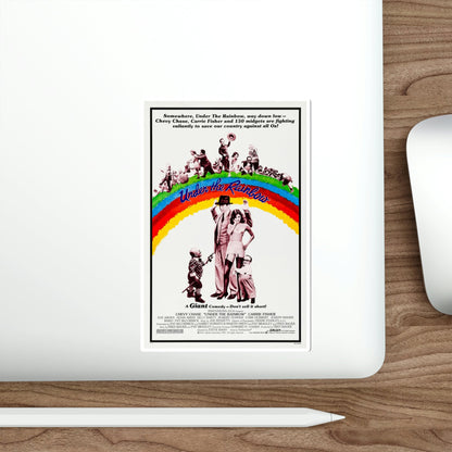 Under the Rainbow 1981 Movie Poster STICKER Vinyl Die-Cut Decal-The Sticker Space