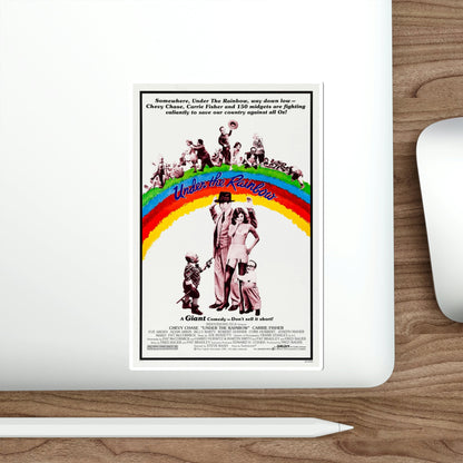 Under the Rainbow 1981 Movie Poster STICKER Vinyl Die-Cut Decal-The Sticker Space