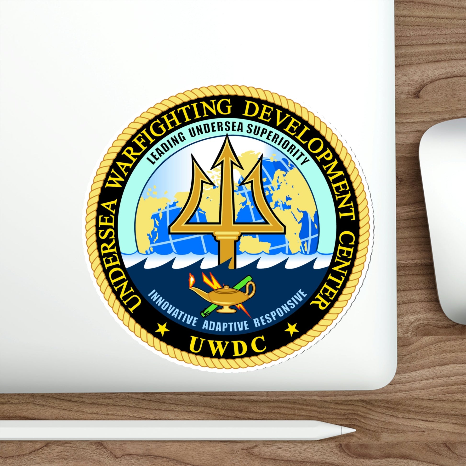 Undersea Warfighting Development Center (U.S. Navy) STICKER Vinyl Die-Cut Decal-The Sticker Space