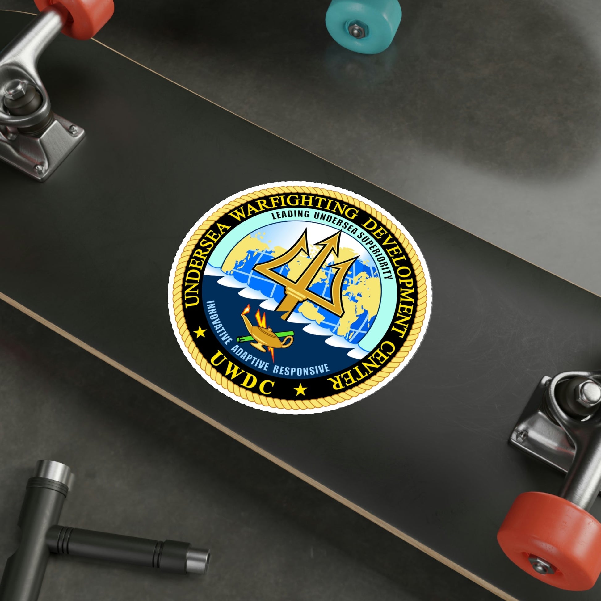 Undersea Warfighting Development Center (U.S. Navy) STICKER Vinyl Die-Cut Decal-The Sticker Space