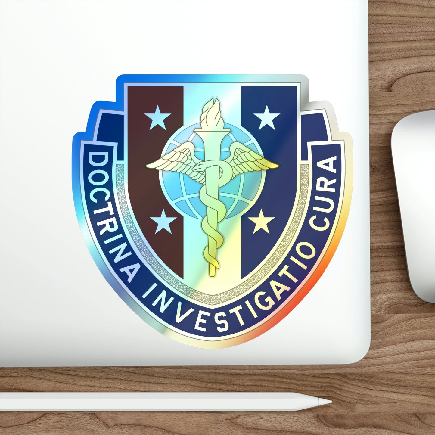 Uniformed Services University of the Health Sciences 2 (U.S. Army) Holographic STICKER Die-Cut Vinyl Decal-The Sticker Space