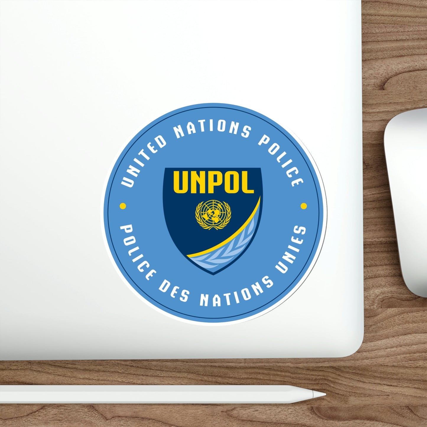 United Nations Police STICKER Vinyl Die-Cut Decal-The Sticker Space