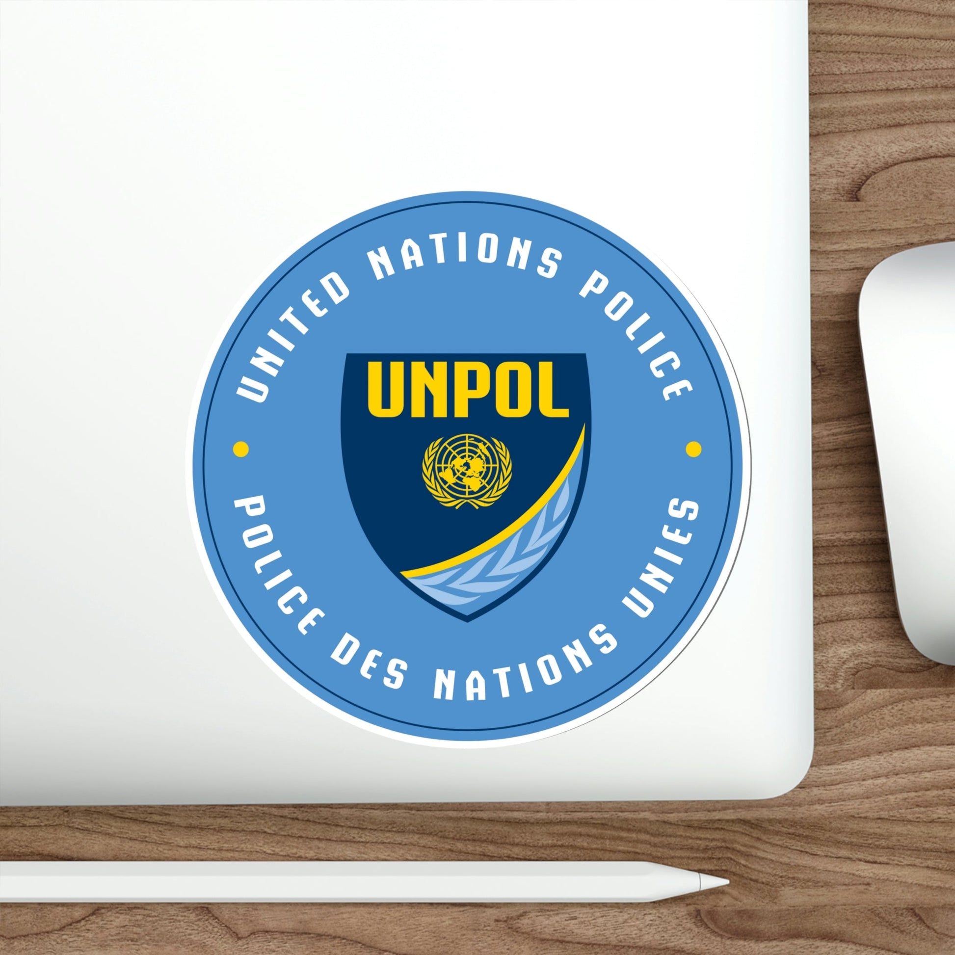 United Nations Police STICKER Vinyl Die-Cut Decal-The Sticker Space