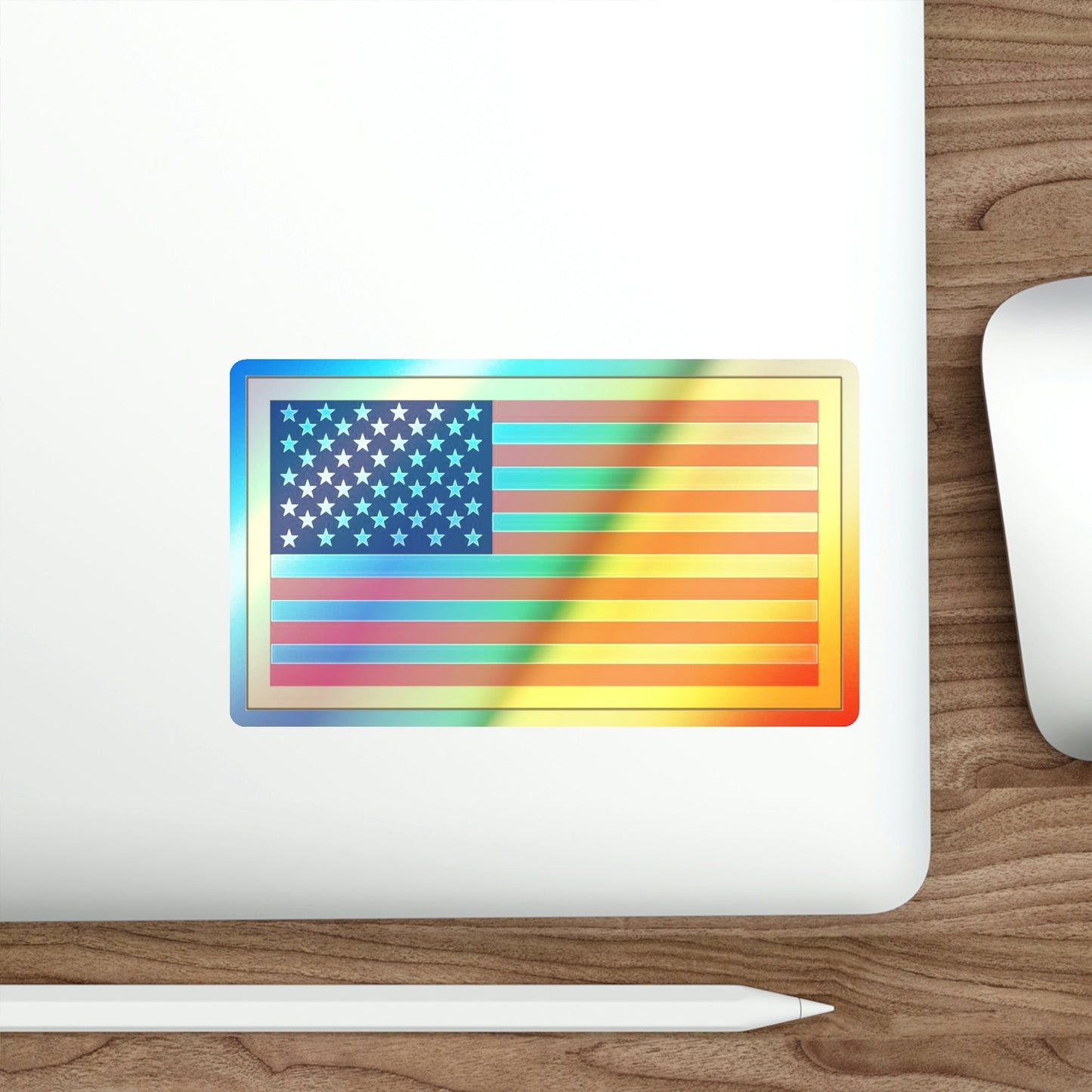 United States Flag (U.S. Army) Holographic STICKER Die-Cut Vinyl Decal-The Sticker Space
