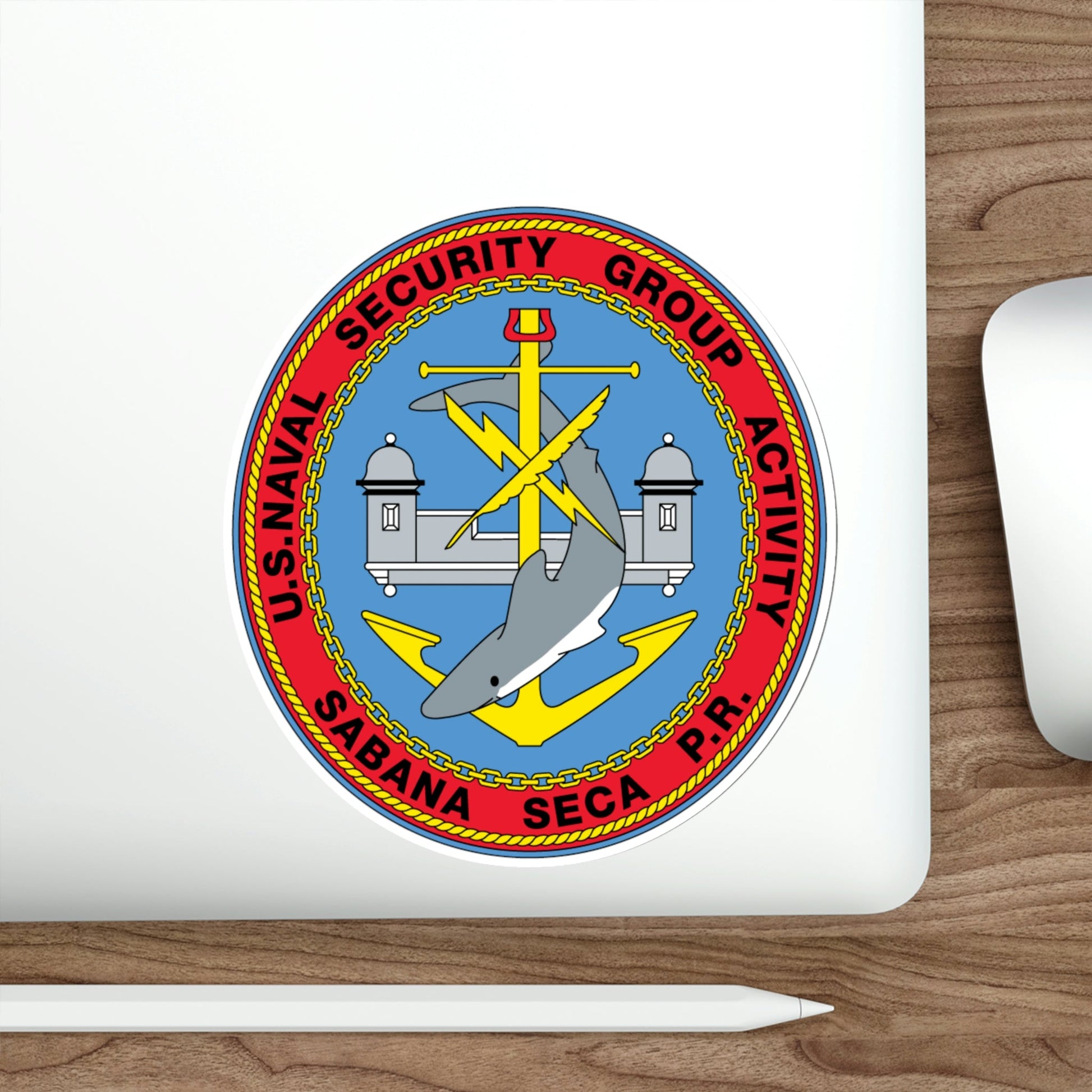 US Naval Security Group Activity Sabana Seca PR (U.S. Navy) STICKER Vinyl Die-Cut Decal-The Sticker Space