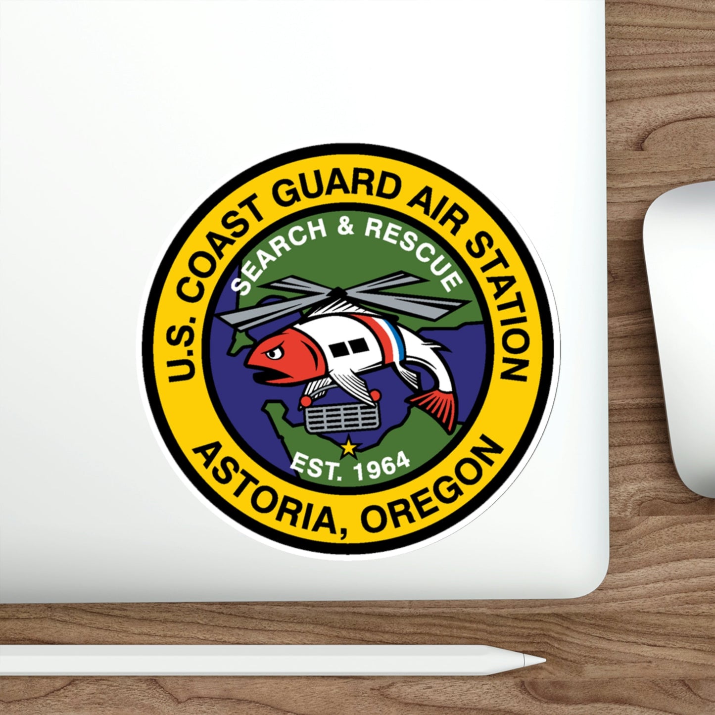 USCG AS Astoria Oregon (U.S. Coast Guard) STICKER Vinyl Die-Cut Decal-The Sticker Space