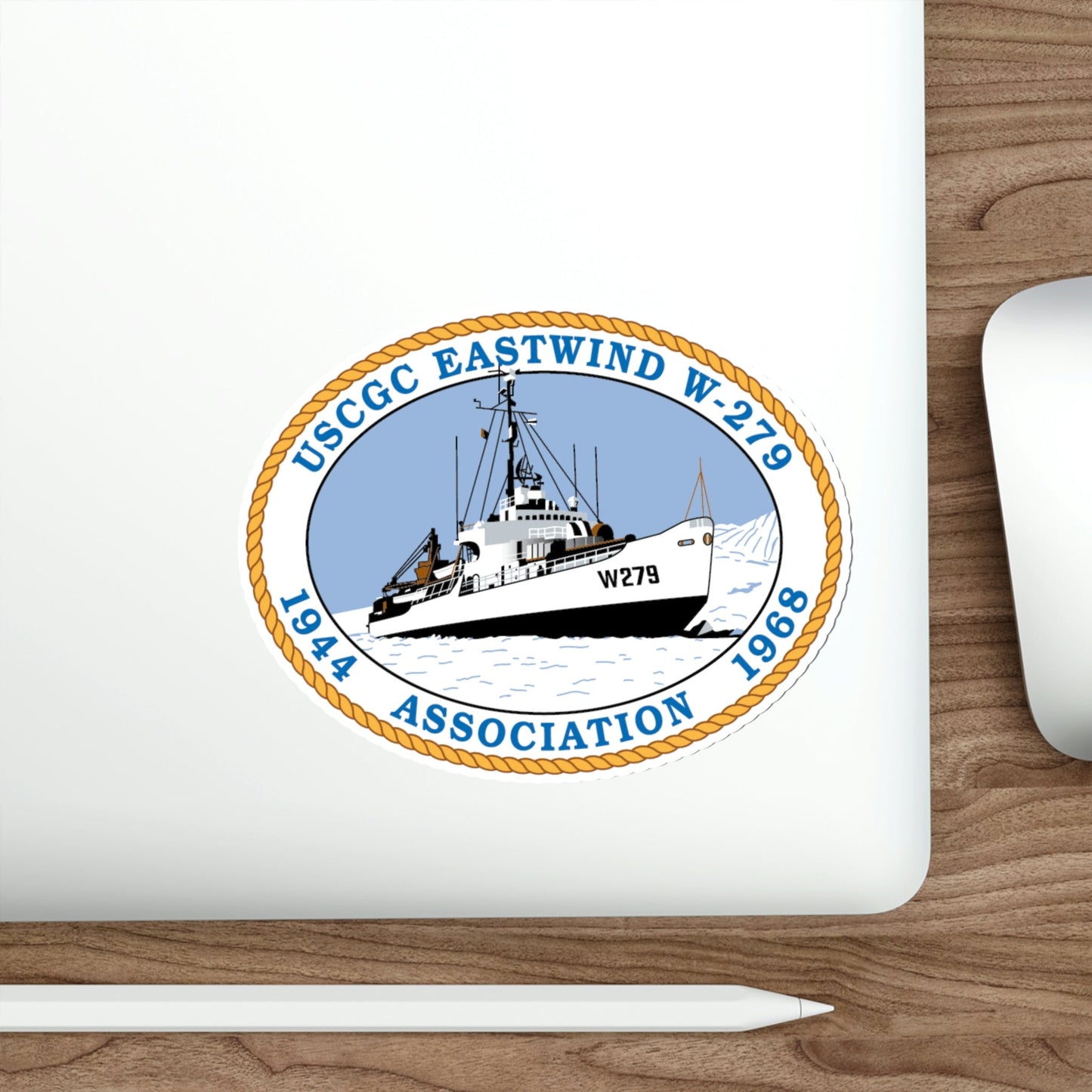 USCG Eastwind W 279 (U.S. Coast Guard) STICKER Vinyl Die-Cut Decal-The Sticker Space