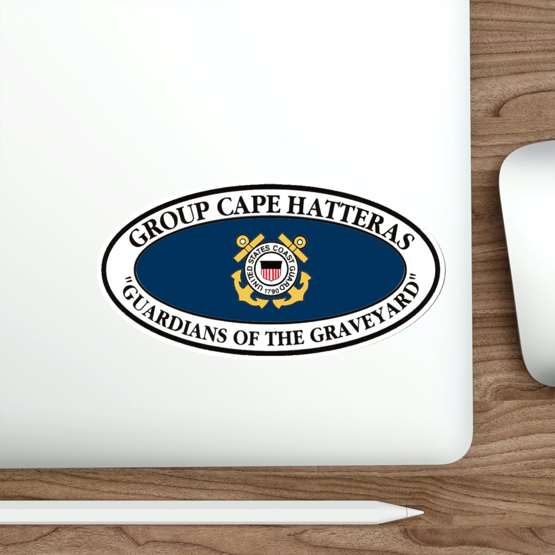 USCG Group Cape Hatteras VINT (U.S. Coast Guard) STICKER Vinyl Die-Cut Decal-The Sticker Space