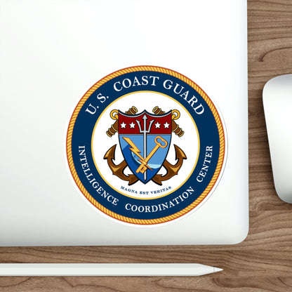 USCG Intelligence Coordination Center v2 (U.S. Coast Guard) STICKER Vinyl Die-Cut Decal-The Sticker Space