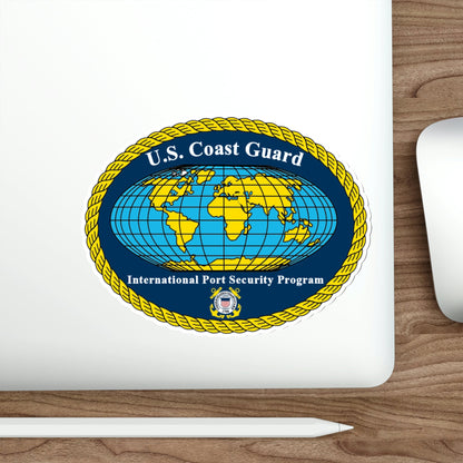 USCG International Port Security Program (U.S. Coast Guard) STICKER Vinyl Die-Cut Decal-The Sticker Space