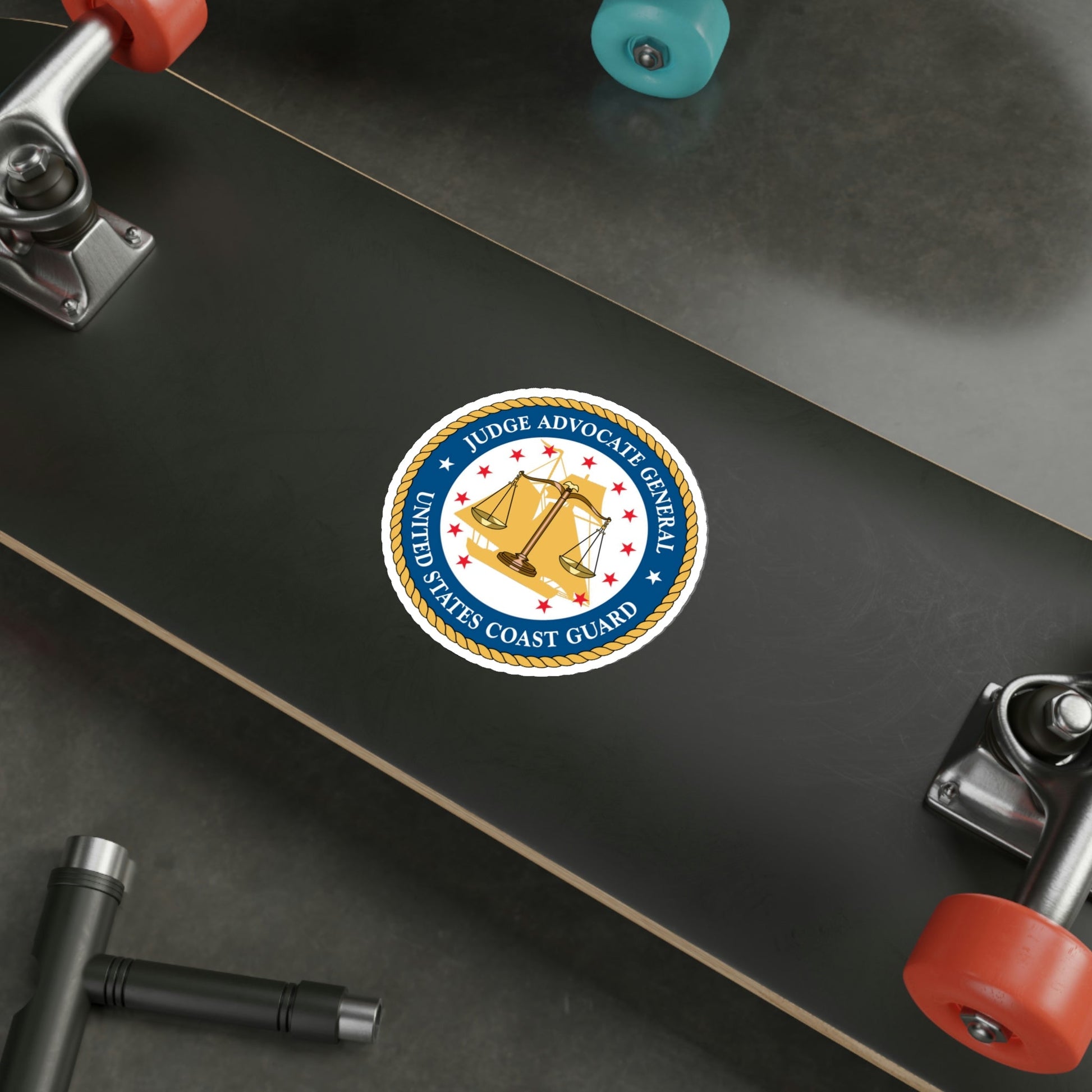 USCG Judge Advocate General (U.S. Coast Guard) STICKER Vinyl Die-Cut Decal-The Sticker Space