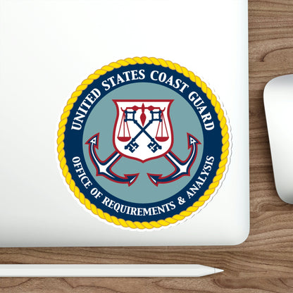 USCG Office of Requirements & Analysis (U.S. Coast Guard) STICKER Vinyl Die-Cut Decal-The Sticker Space