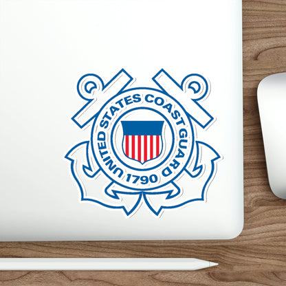 USCG Official Emblem (U.S. Coast Guard) STICKER Vinyl Die-Cut Decal-The Sticker Space