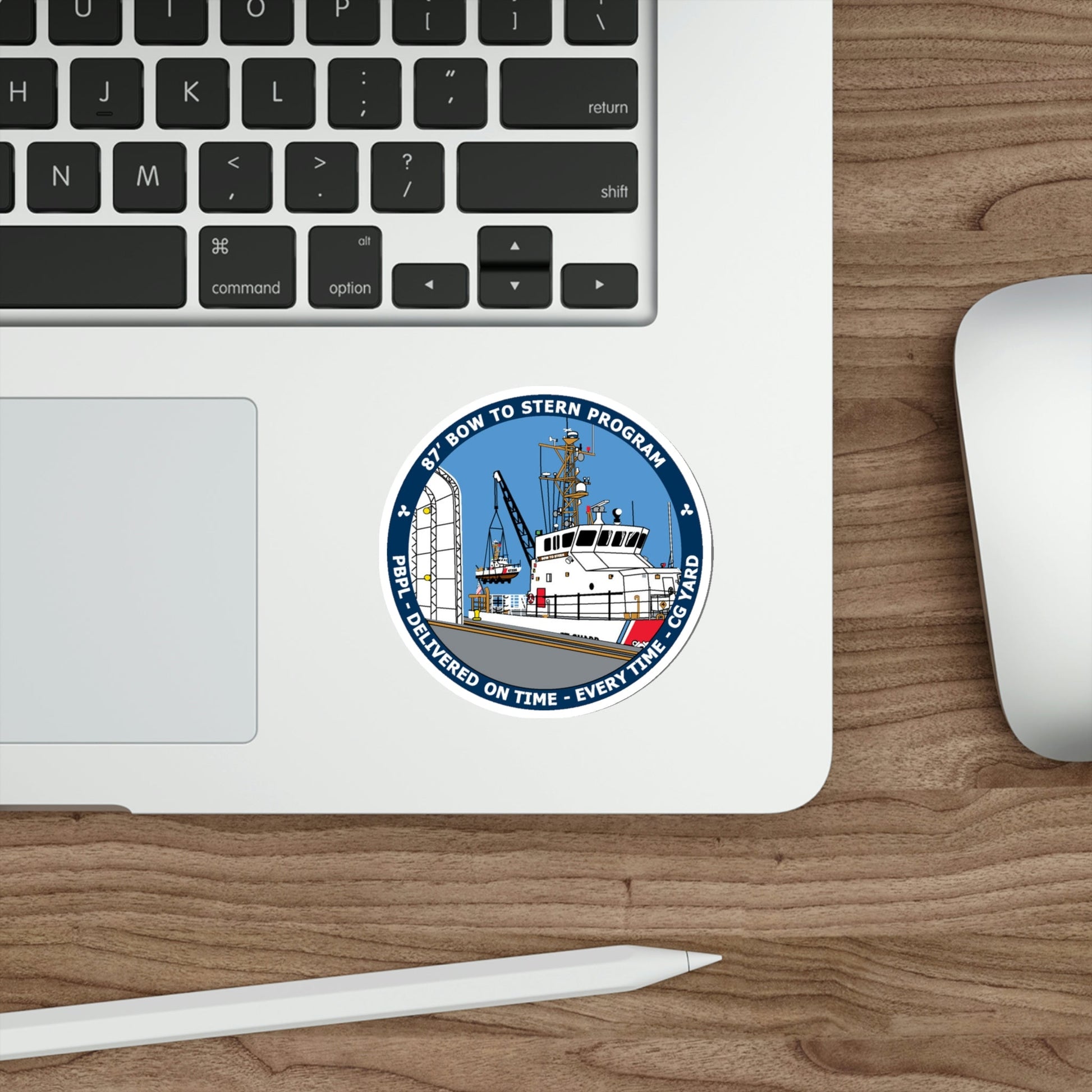 USCG Patrol Boat PBPL Bow to Stern Program (U.S. Coast Guard) STICKER Vinyl Die-Cut Decal-The Sticker Space