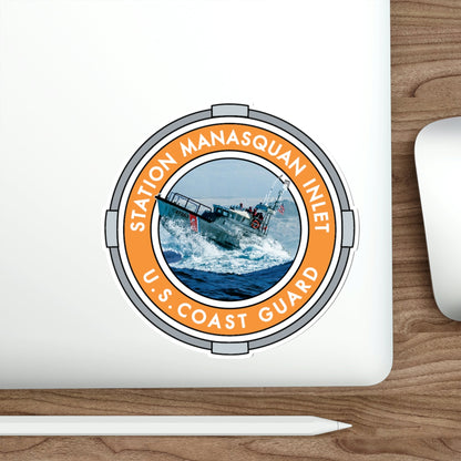 USCG Station Manasquan Inlet (U.S. Coast Guard) STICKER Vinyl Die-Cut Decal-The Sticker Space