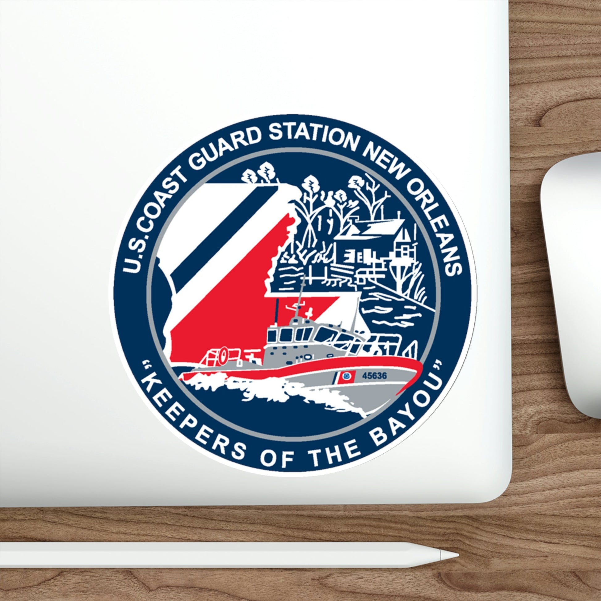 USCG Station New Orleans (U.S. Coast Guard) STICKER Vinyl Die-Cut Decal-The Sticker Space