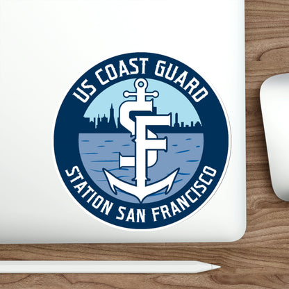 USCG Station San Francisco (U.S. Coast Guard) STICKER Vinyl Die-Cut Decal-The Sticker Space
