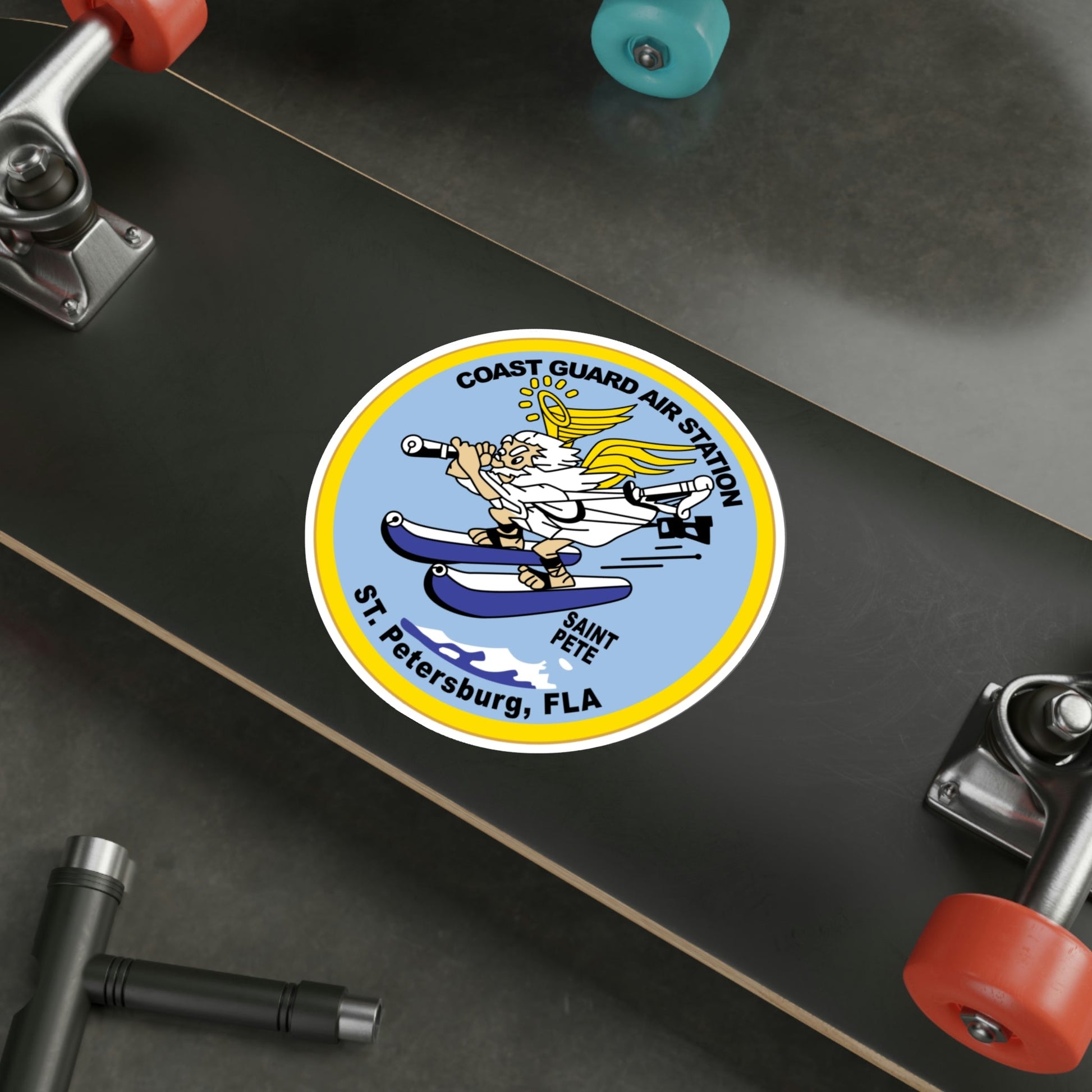 USCGC Air Station St Petersburg FLA (U.S. Coast Guard) STICKER Vinyl Die-Cut Decal-The Sticker Space