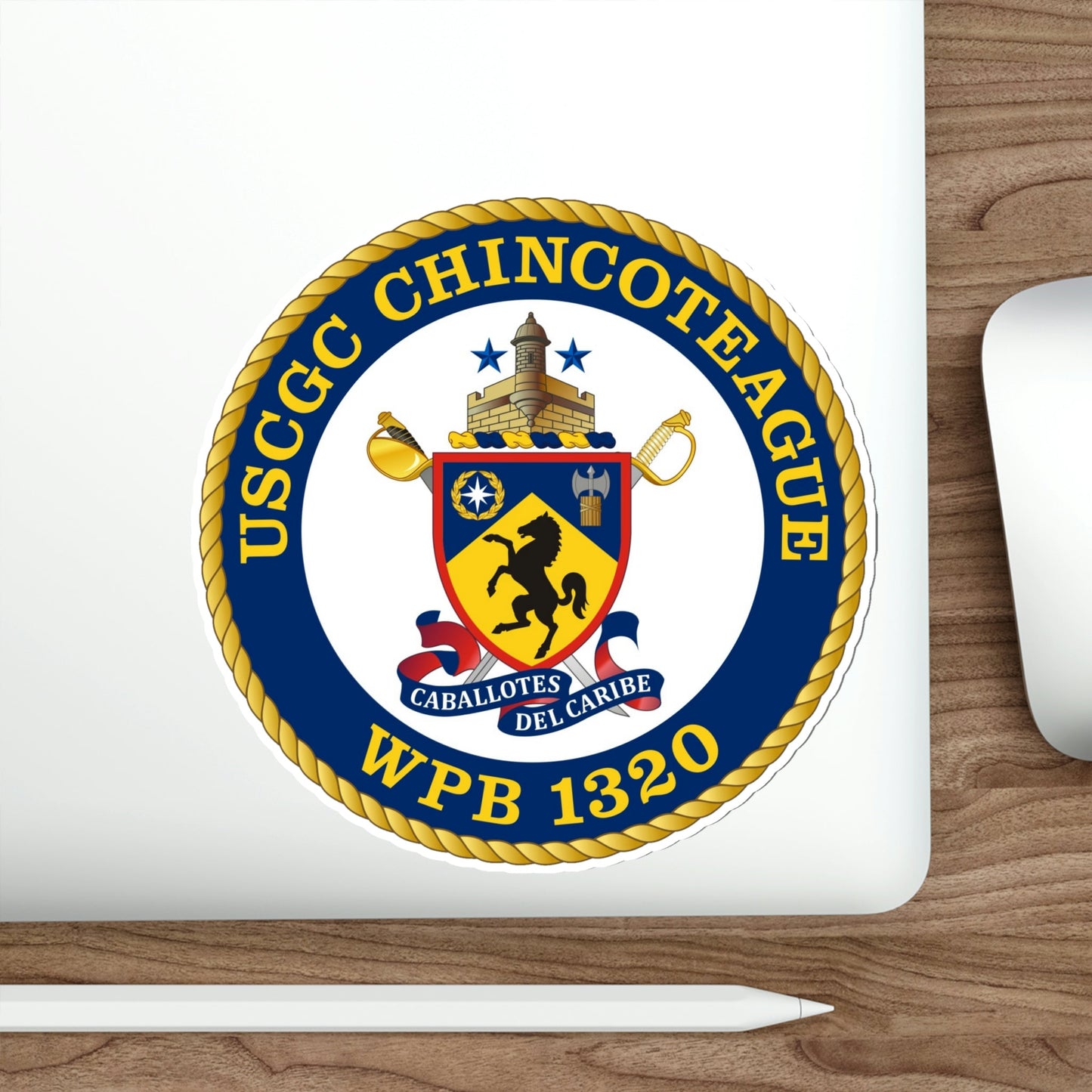 USCGC Chincoteague WPB 1320 (U.S. Coast Guard) STICKER Vinyl Die-Cut Decal-The Sticker Space