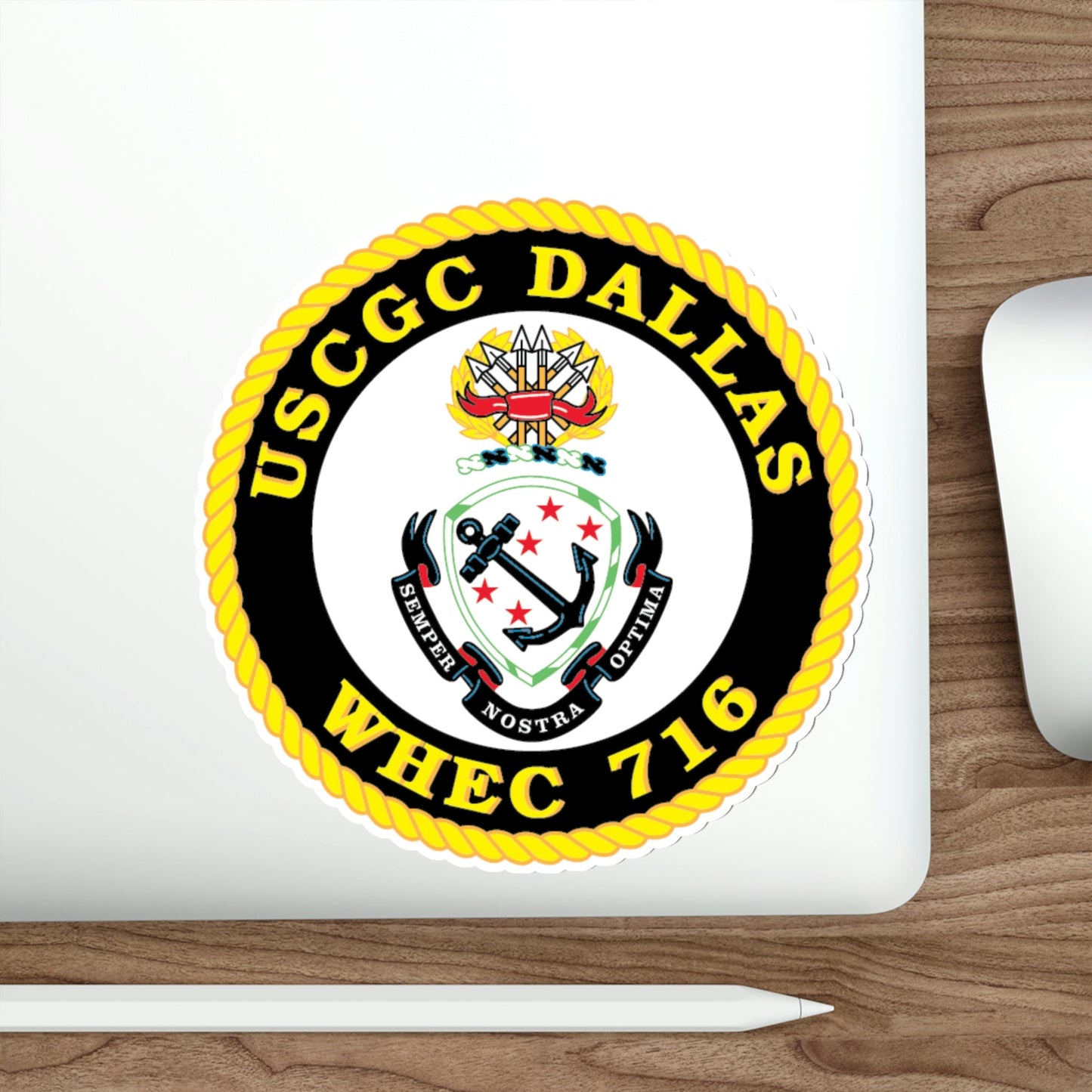 USCGC Dallas WHEC 716 (U.S. Coast Guard) STICKER Vinyl Die-Cut Decal-The Sticker Space