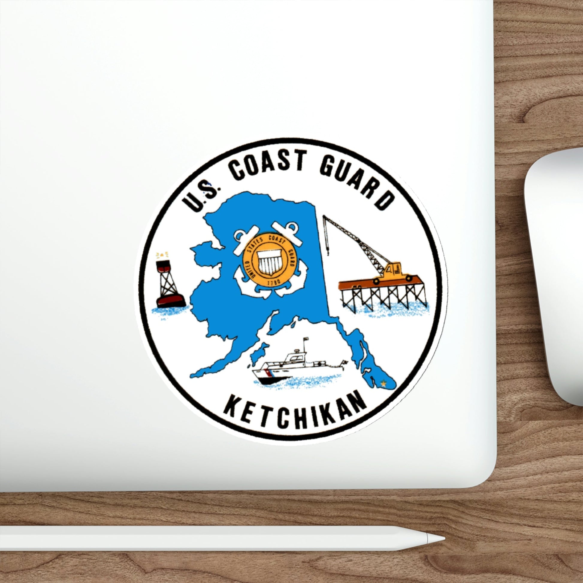 USCGC Planetree WLB 307 (U.S. Coast Guard) STICKER Vinyl Die-Cut Decal-The Sticker Space