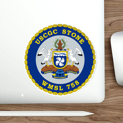 USCGC STONE WMSL 758 (U.S. Coast Guard) STICKER Vinyl Die-Cut Decal-The Sticker Space