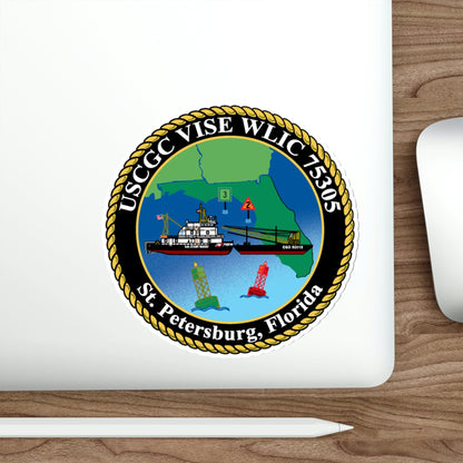 USCGC VISE WLIC 75305 (U.S. Coast Guard) STICKER Vinyl Die-Cut Decal-The Sticker Space