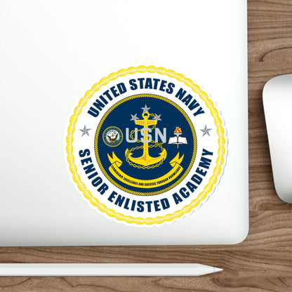 USN Senior Enlisted Academy NEW (U.S. Navy) STICKER Vinyl Die-Cut Decal-The Sticker Space