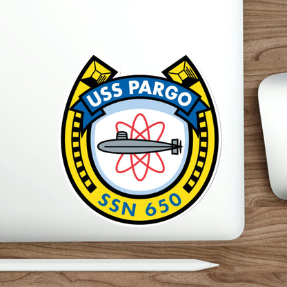 USS Pargo SSN 650 (U.S. Navy) STICKER Vinyl Die-Cut Decal-The Sticker Space