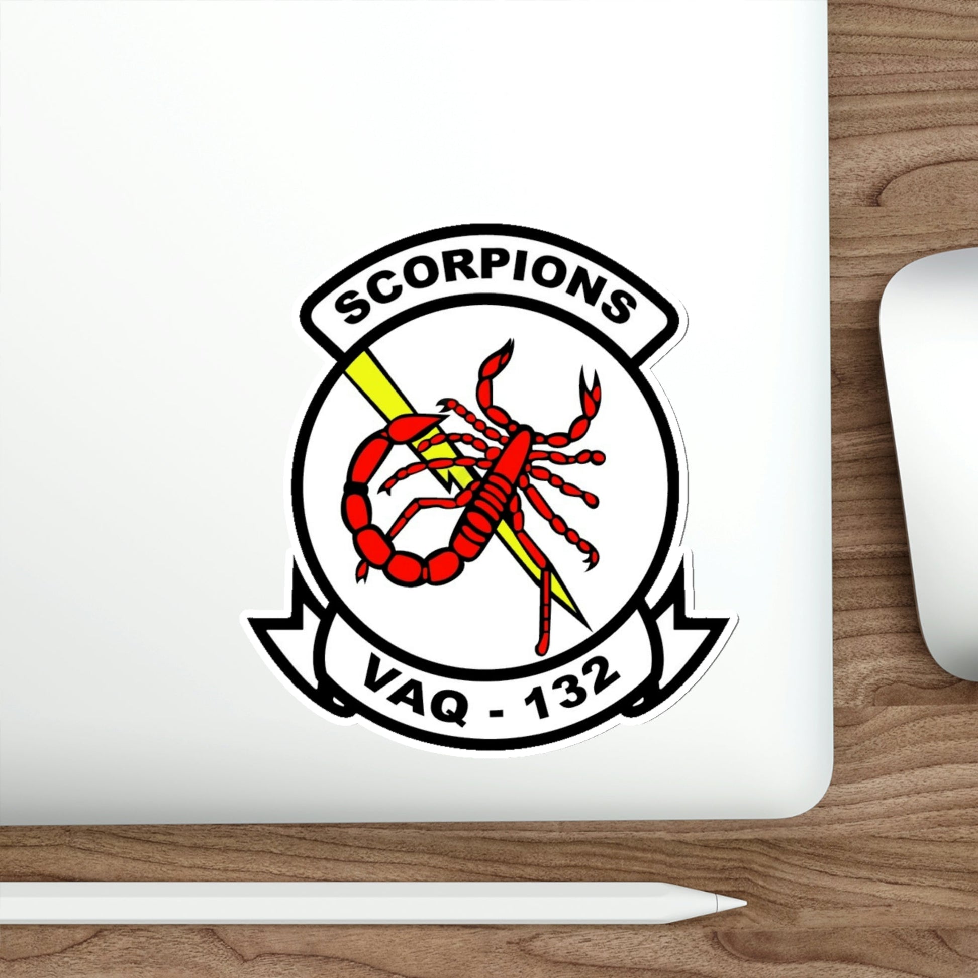 VAQ 132 Electronic Attack Squadron 132 (U.S. Navy) STICKER Vinyl Die-Cut Decal-The Sticker Space